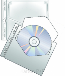 Průhledný obal na 1 CD 10ks