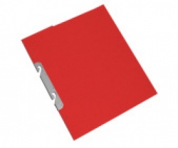 Rychlovazač kartonový závěsný A4 půlený červený 50 ks
