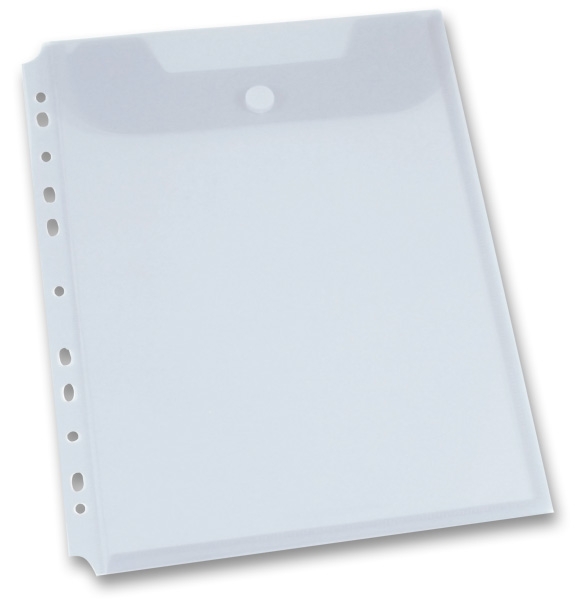 Foldermate Clear Binder Carry File - spisovka A4 - transparentní