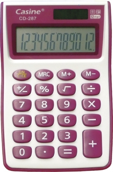kalkulačka Casine CD-287 fialová