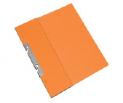 Rychlovazač kartonový závěsný A4 půlený oranžový 50 ks